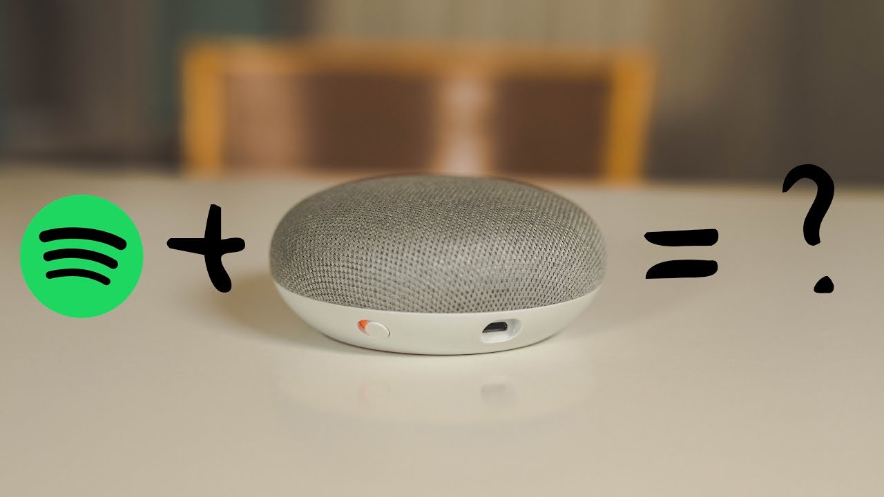 google home mini speaker spotify