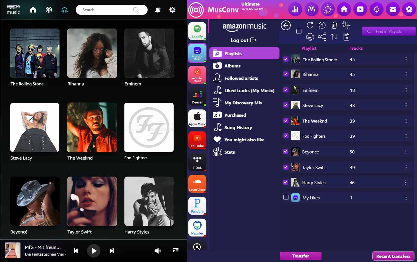 Migrate from Amazon to Google Play Music
