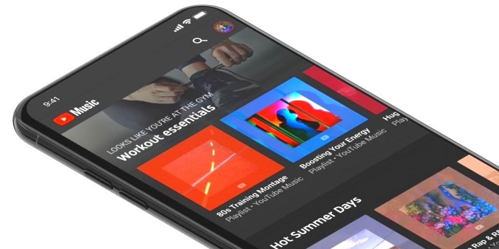 создать новый плейлист в YouTube Music